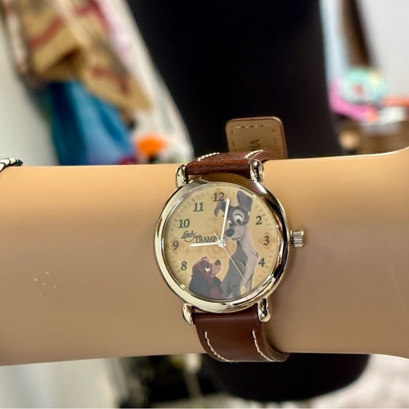 Rare In Box❤️Disney Lady and the Tramp 50th Anniversary Watch - Picture 6 of 7